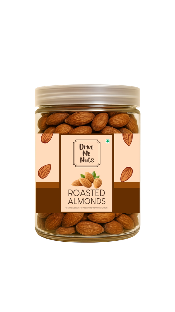 Smokey Roasted Almonds (100% natural)-250gm