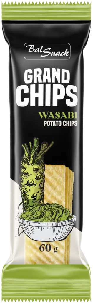 Bal Snack Grand Chips Wasabi, 90g