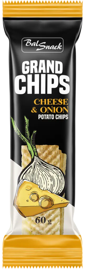Bal Snack Grand Chips Cheese & Onion, 90g