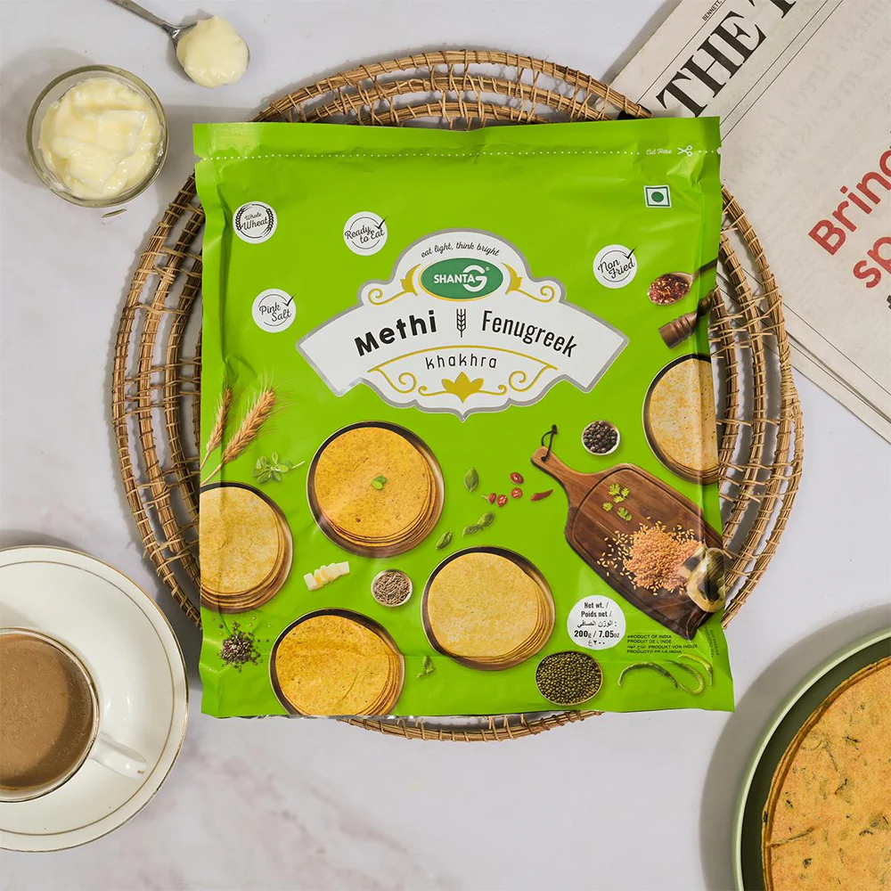 ShantaG Methi Khakra, 200g