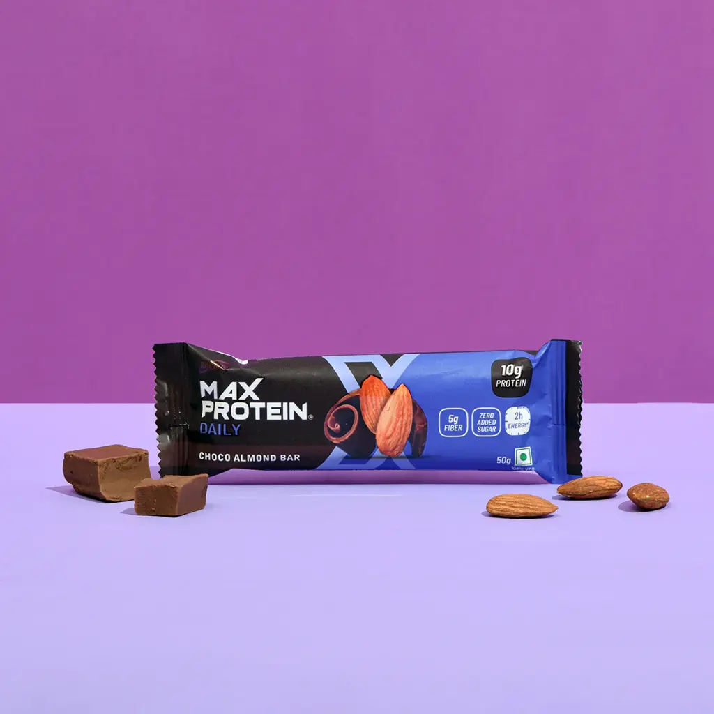 Max Protein Daily Choco Almond Bar, 10g Protein