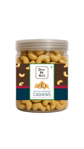 Salted & Roasted Cashews (100% natural)-250gm