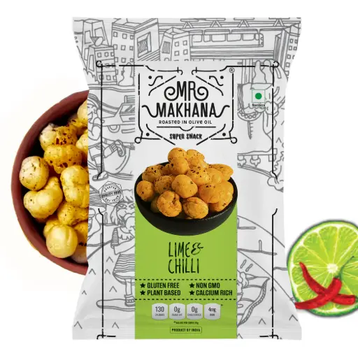 Mr.Makhana Lime & Chilli, 60g
