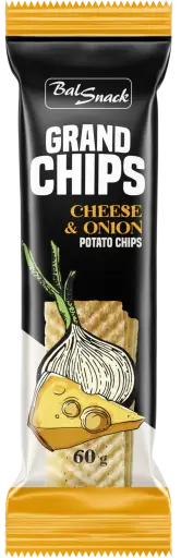 Bal Snack Grand Chips Cheese & Onion, 90g